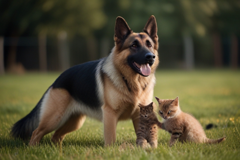 Do German Shepherds Get Along With Cats? A Guide