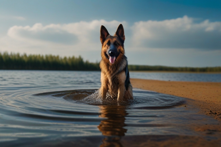 Do German Shepherds Like the Water?